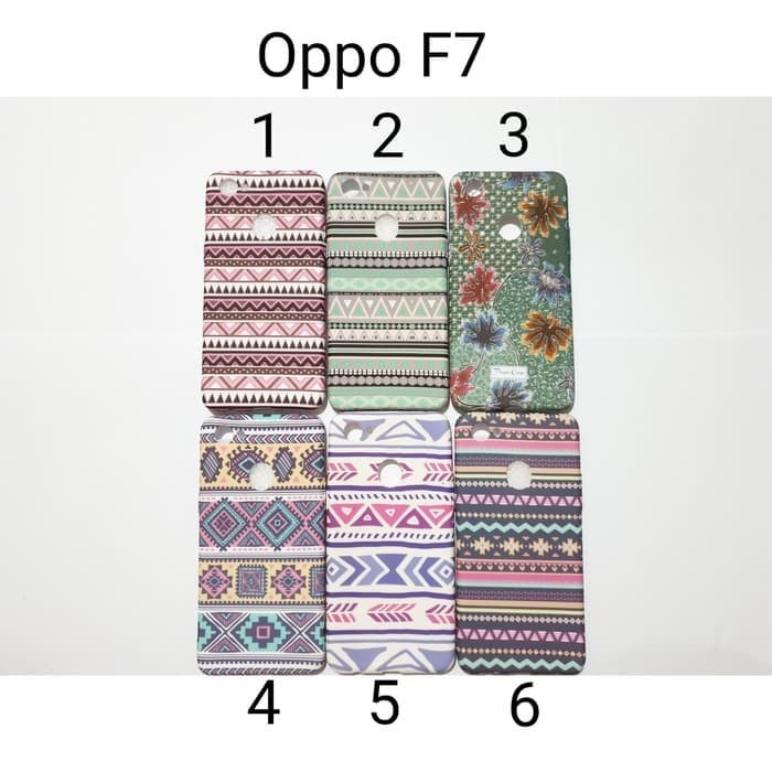 Jual Case Batik Tribal Oppo F7 / Softcase Batik Oppo F7