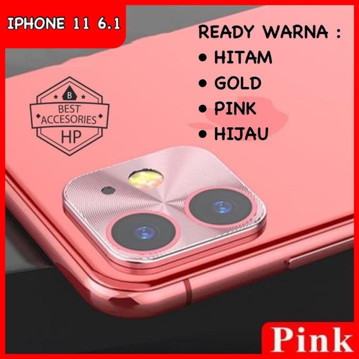 Jual IPHONE 11 6.1 RING PELINDUNG CAMERA LENS SCREEN