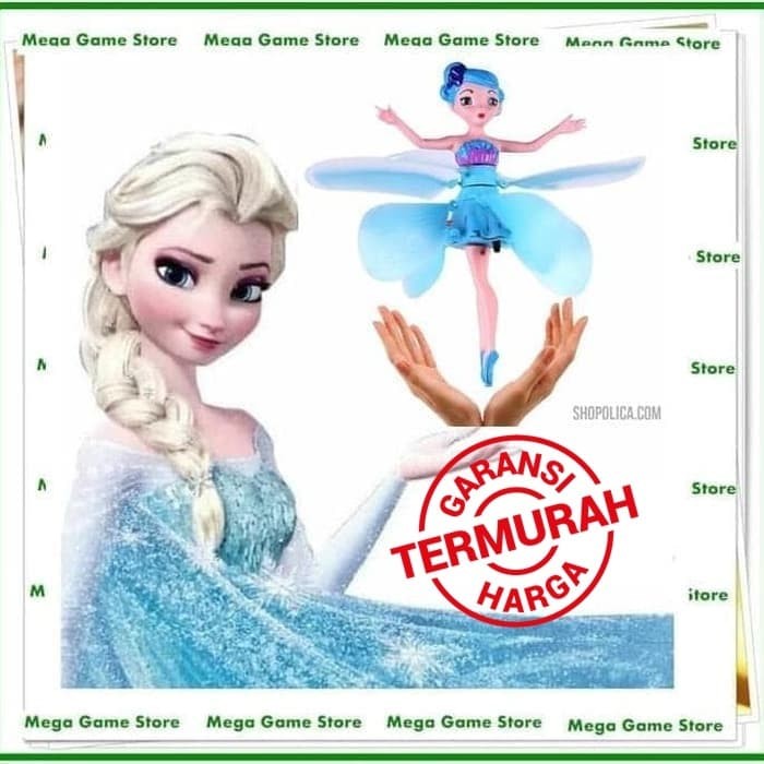 Jual Boneka Frozen  Boneka Elsa terbang  BEAUTIFUL FLYING 