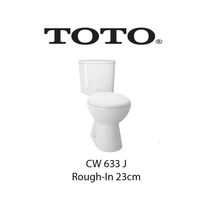 Jual Closet Kloset Duduk Monoblok Toto Cw 633 J Putih Rough In 23 Kota Bandung Bintang Selatan 347bdg Tokopedia