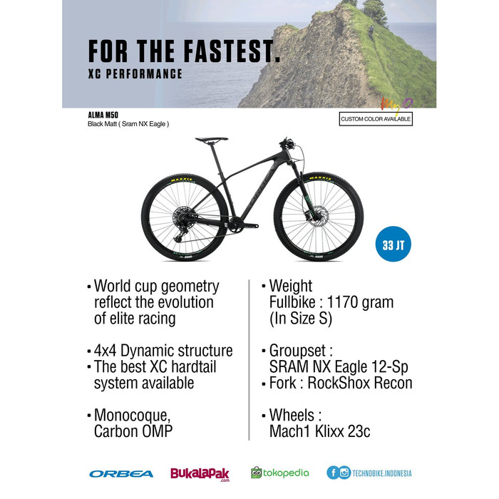 orbea carbon hardtail