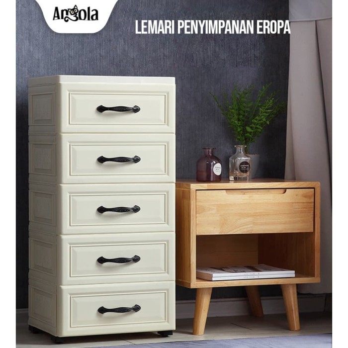 Jual Angola Lemari Plastik C04 Laci/Drawer Cabinet Susun ...