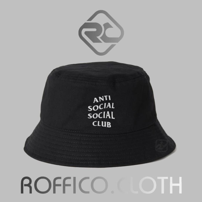 anti social social club bucket hat