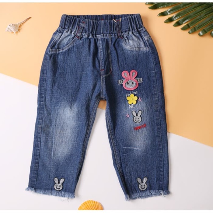 Jual Celana  Jeans  anak perempuan  Import Jeans  7 poin 