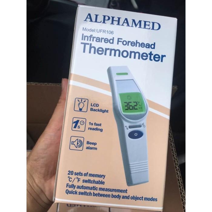 Jual ALPHAMED Temperature Non-contact Infrared Thermometer