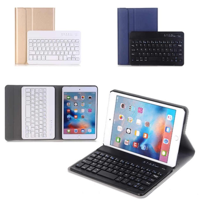 Jual Smart Keyboard for Ipad Mini 4 / 5 Book Cover Bluetooth Premium