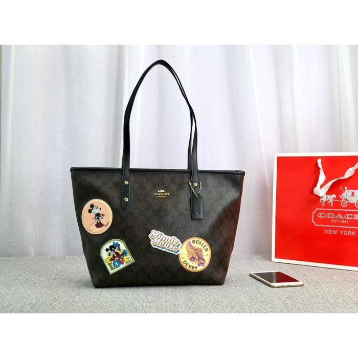 tas coach tote bag