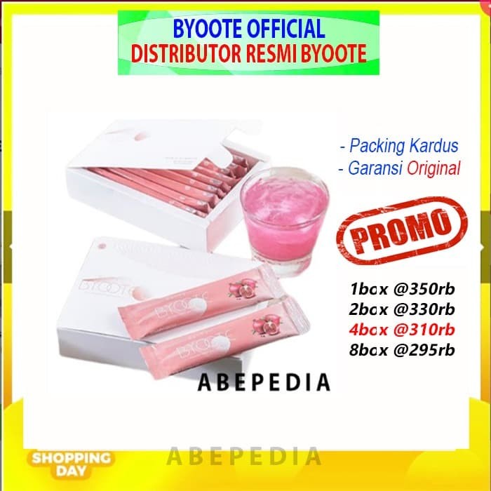 Jual Byoote Collagen Drink 1 box isi 16 sachet Byote