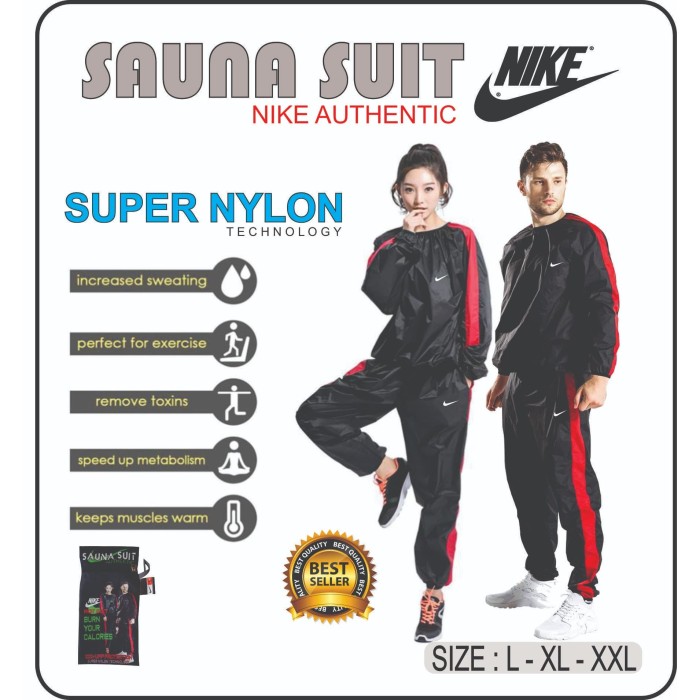 jaket sauna nike