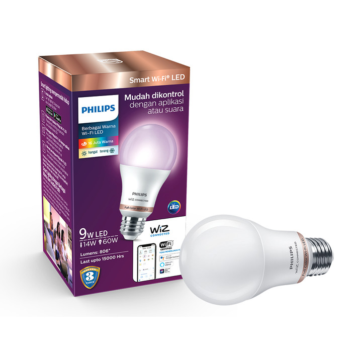 Philips Smart WiFi LED 9W.