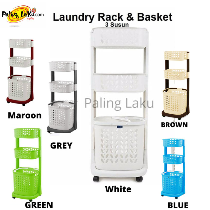 Jual Rovega Laundry Rack Basket 3 Susun  RLB 300 