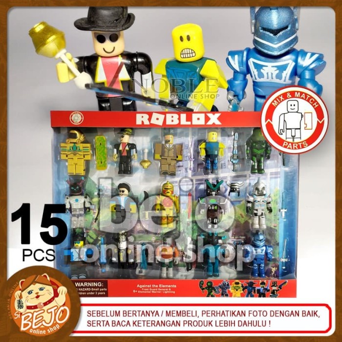 Jual Roblox 15 Figure Robot Balok Mix Match Parts Game Figure - new kung fu tea cafe roblox