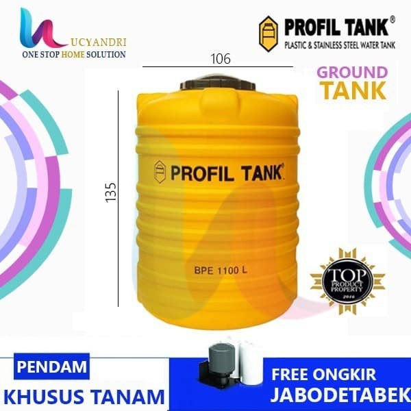 Jual Tangki Air Tanam Profil Tank Bpe 1100 L Toren Khusus Pendam Tandon Kab Tangerang 1198