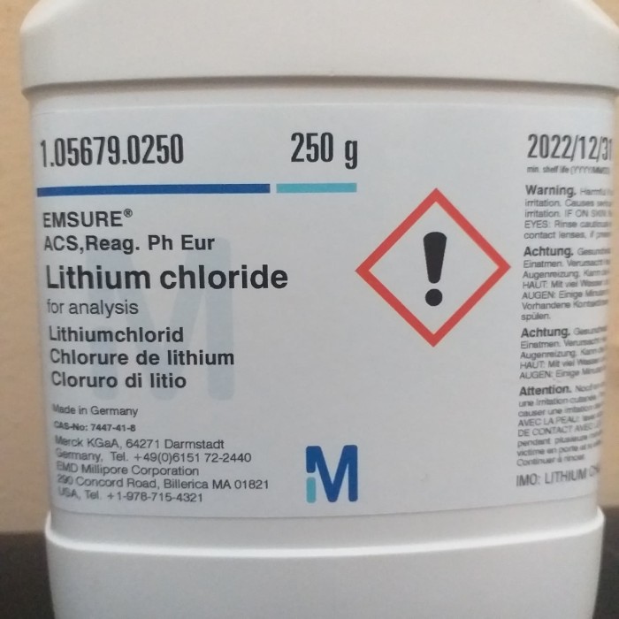 Jual Lithium Chloride Kab Bandung Barat Affaz Chemical Tokopedia