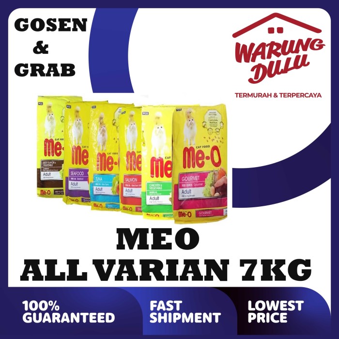 Jual MAKANAN KUCING MEO ADULT ALL VARIAN 7KG (KHUSUS GOSEN/GRAB