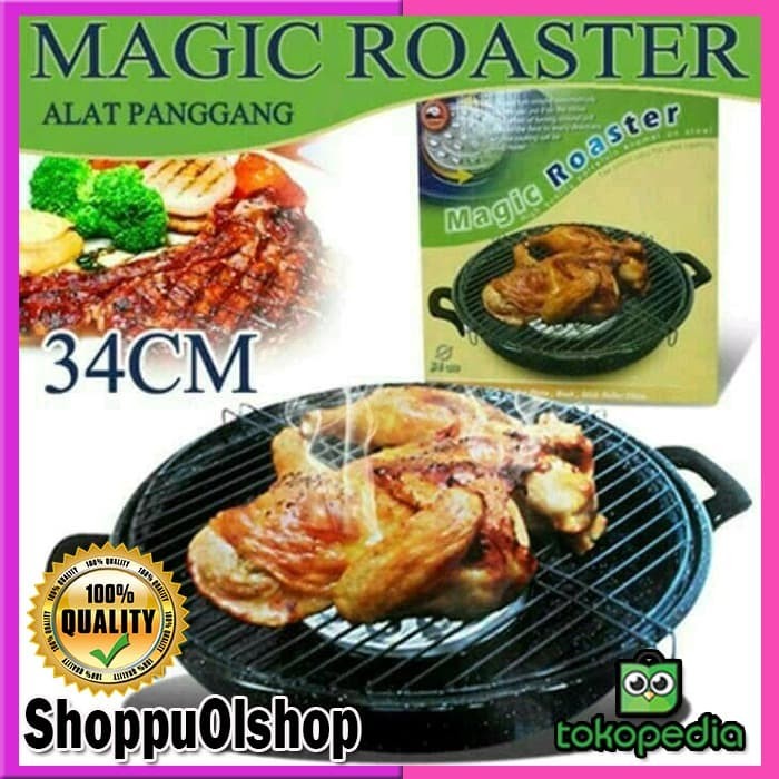 Jual Alat Panggang Kompor Gas -MASPION MAGIC ROASTER 34 Cm ...