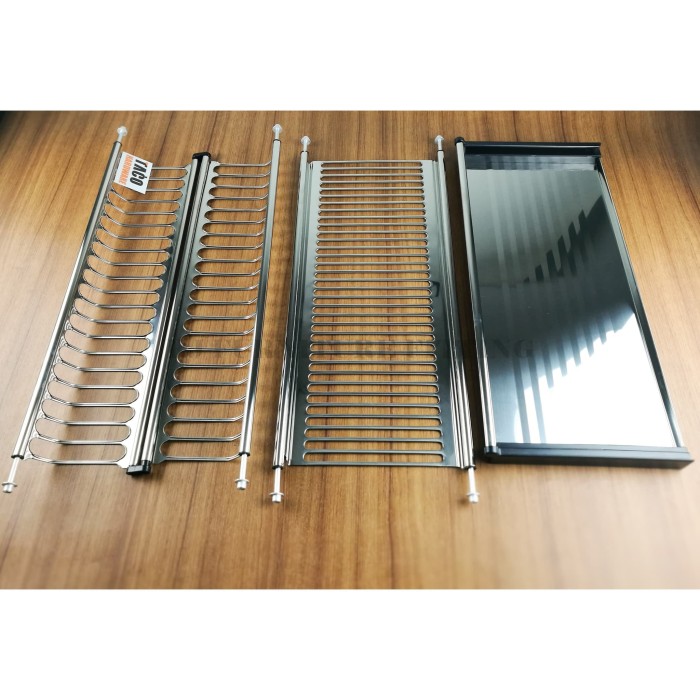 Jual RAK  PIRING  GANTUNG STAINLESS HW 010 TACO  UKURAN 60 70 