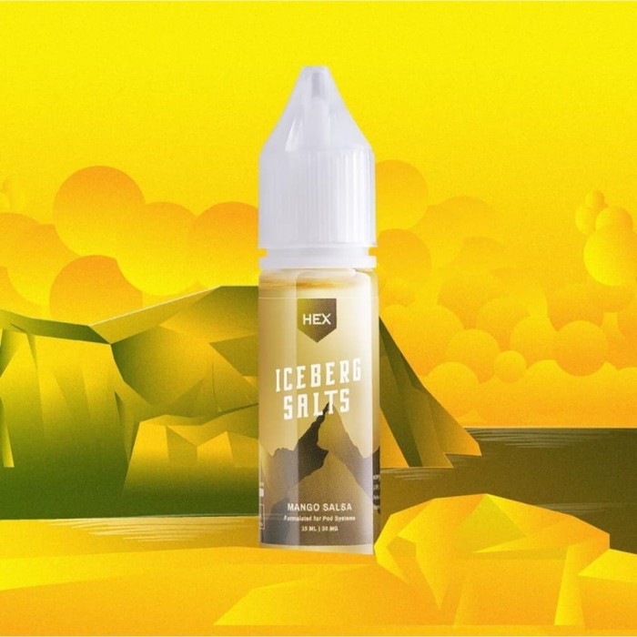 Jual Liquid Vape Salt Nic ICEBERG MANGO SALSA 30mg 15ml Saltnic Cukai