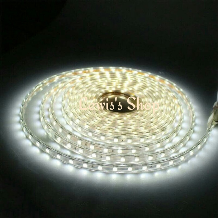 Jual Lampu  Selang  LED  Strip 5050 SMD 220 volt per  meter  