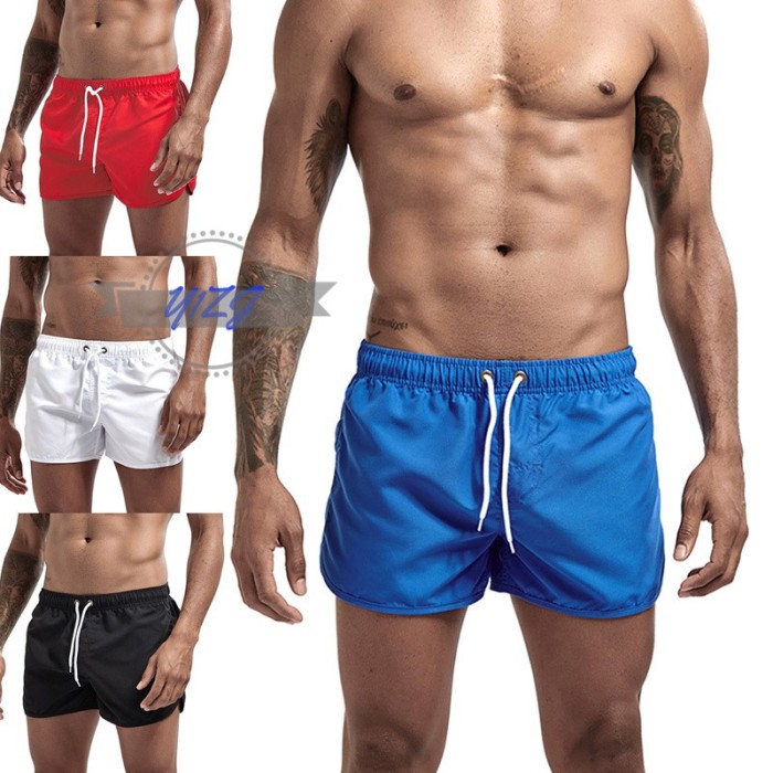 Jual Celana  Pendek  Pantai Breathable Quick Dry Warna Polos  