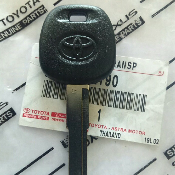 Jual Original Kunci Immobilizer Manual Toyota Calya Kota Surabaya Jual Kunci Remote Mobil Tokopedia