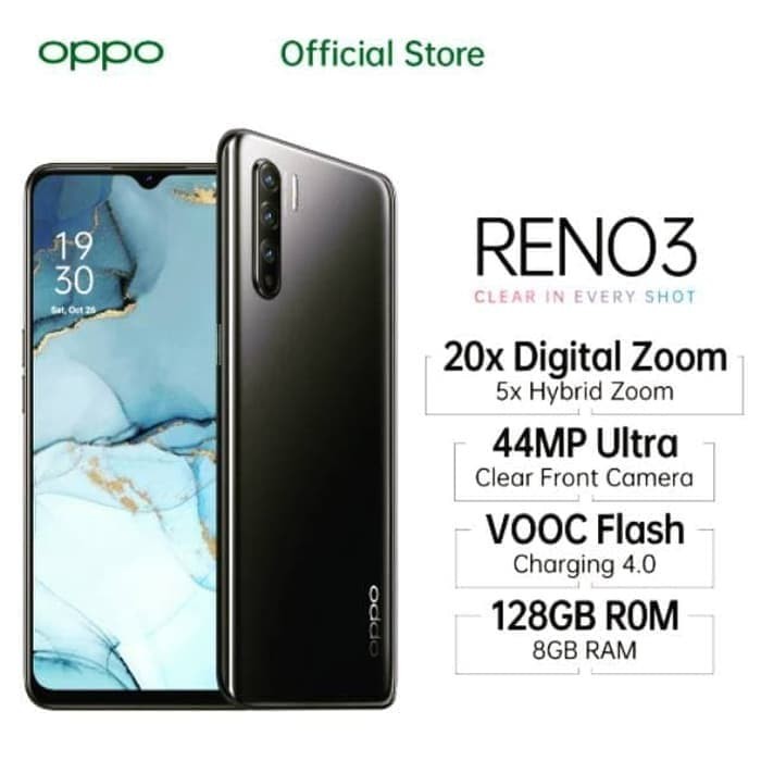 Jual OPPO RENO 3 8/128 RAM 8GB INTERNAL 128GB GARANSI