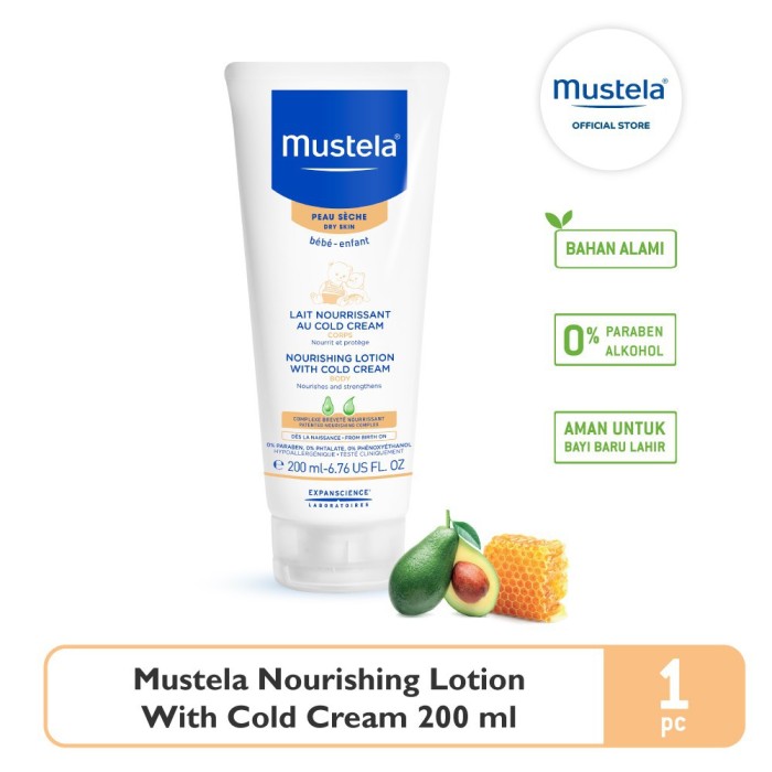 mustela nourishing lotion with cold cream