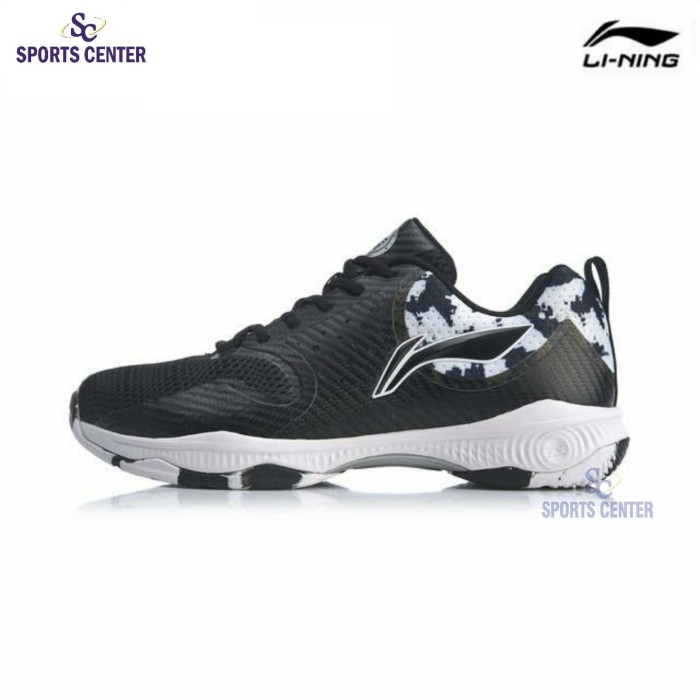 Promo New Sepatu Badminton Lining Halbert Td Cushion Aytq049 1 Black Kota Surabaya Sports Center Tokopedia