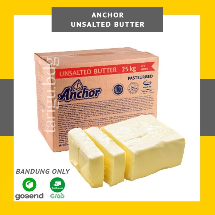 jual anchor unsalted butter gr mentega tawar mentega sapi halal