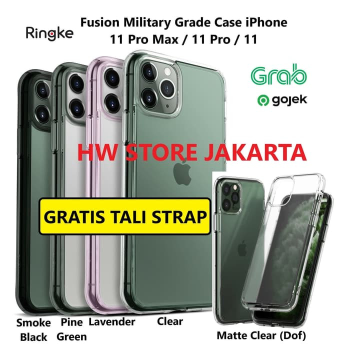 Jual Case iPhone 11 Pro Max / 11 Pro / 11 Ringke Fusion Original Casing