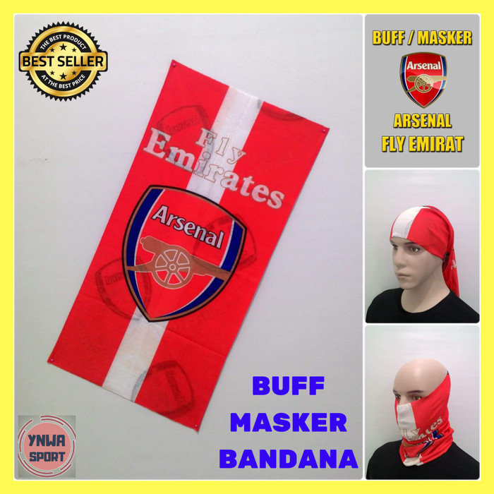Jual Buff Masker Bandana Arsenal Slayer Motor Motif Arsenal