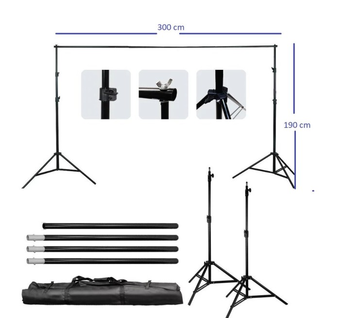 Jual Background Stand 1 Bar 190x300cm Tools N Parts Jakarta