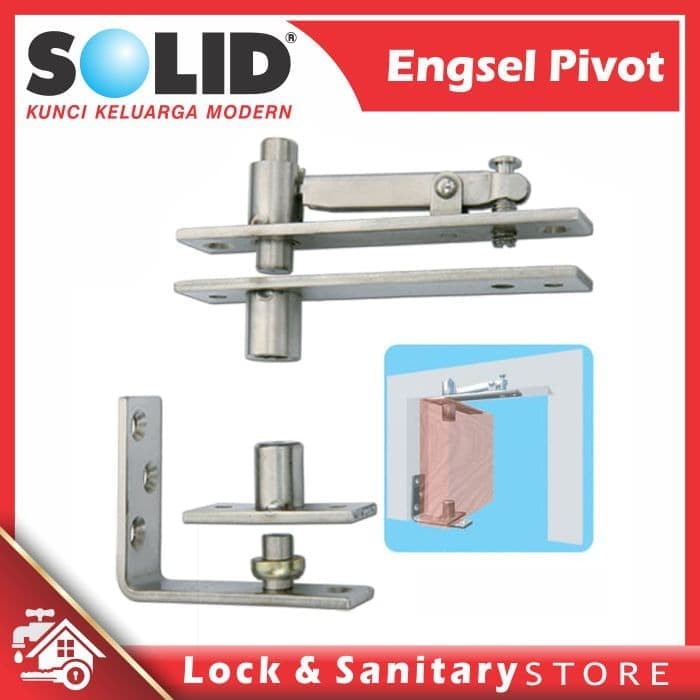 Jual Engsel  Pivot  Solid  EP SLD 600 US 32D Engsel  Pintu  