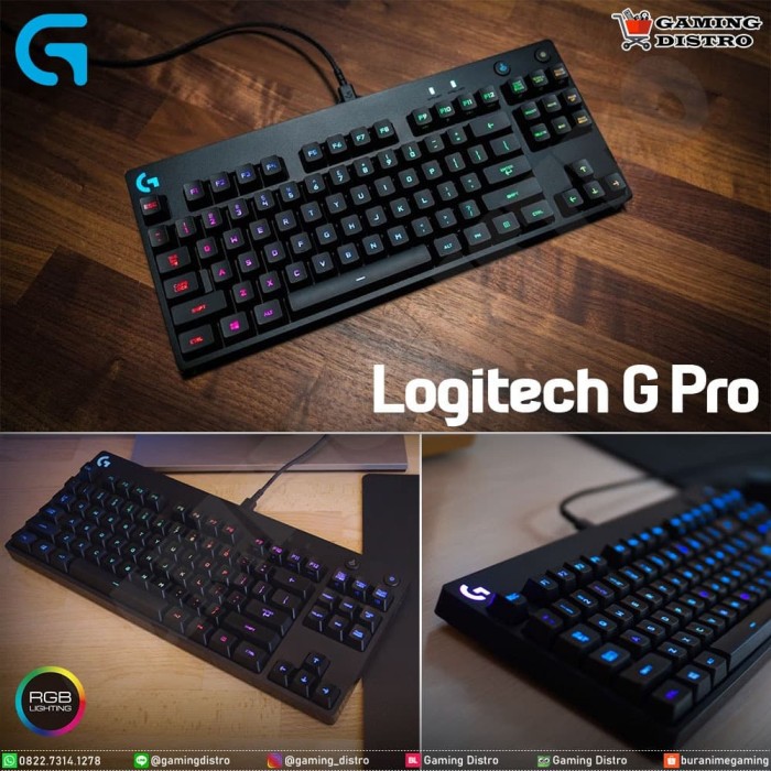 Jual Logitech G Pro Mechanical Keyboard with Romer-G