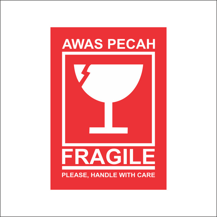 Barang Pecah  Belah  Fragile Logo BARANG BARU