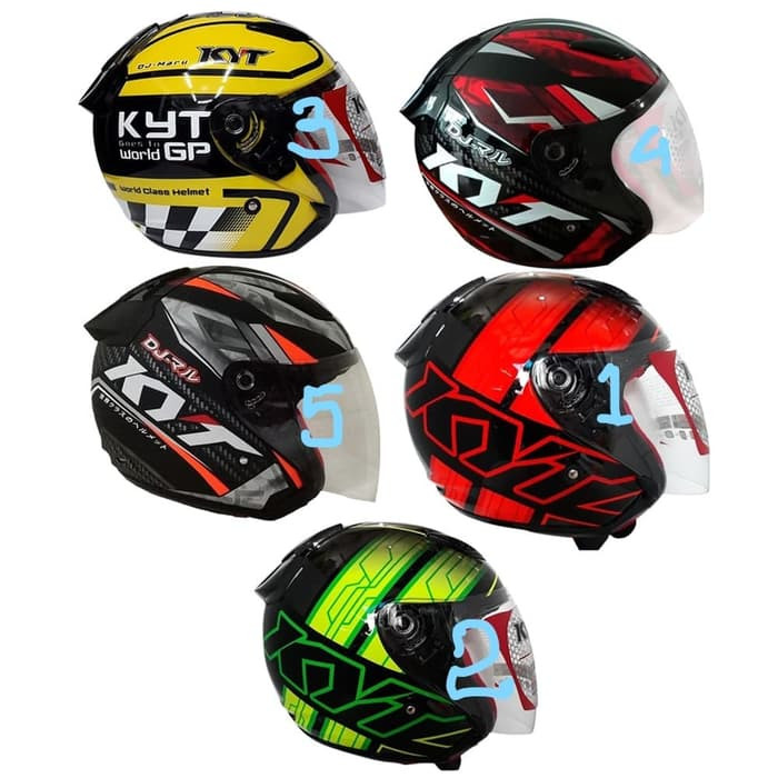 Jual Helm KYT DJ Maru Motif motor gp - Kota Depok - saungmotor |    Tokopedia