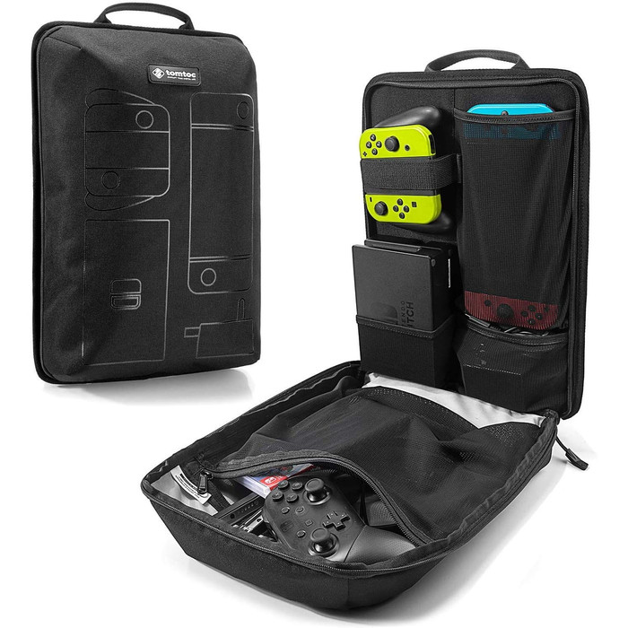 Jual Nintendo Switch Tomtoc Storage Backpack Black Jakarta Pusat
