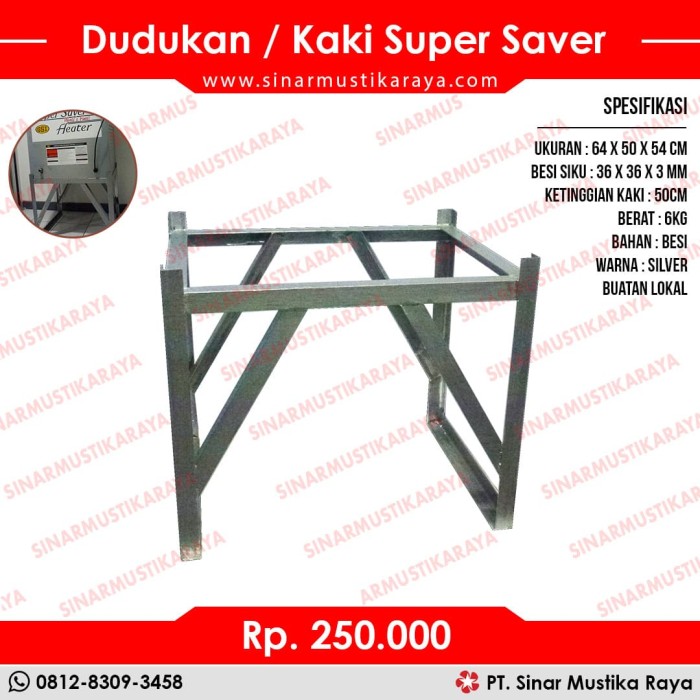 Jual Dudukan Kaki Super Saver Heater Alat  Ternak Ayam 