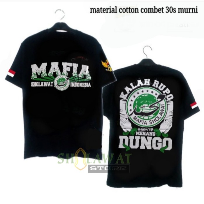 Jual Kaos Mafia Sholawat Mafish Indonesia Kalah Rupo Menang Dungo