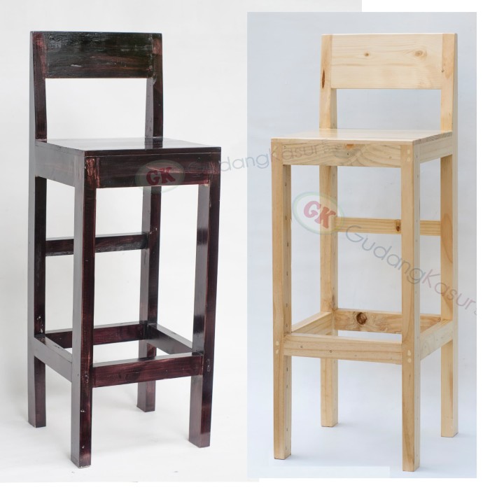 Jual Kursi bar Bangku  bar kayu  tinggi kursi cafe  stool 