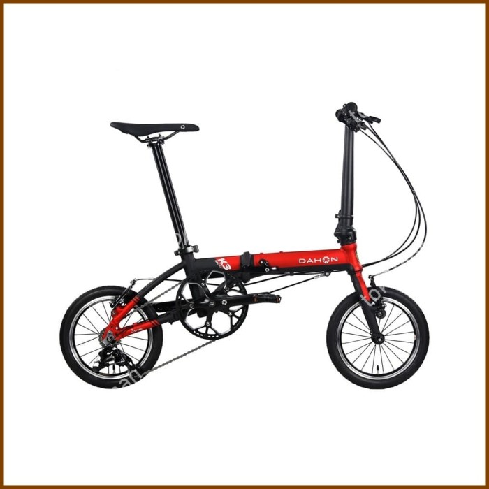 Jual Dahon  Sepeda  Lipat  19 K3 Merah Hitam Jakarta 