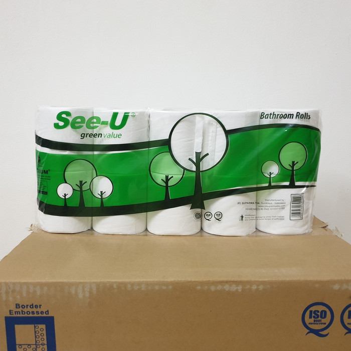 Jual Tissue Toilet Gulung / Bathroom Rolls SeeU isi 10 Jakarta Utara
