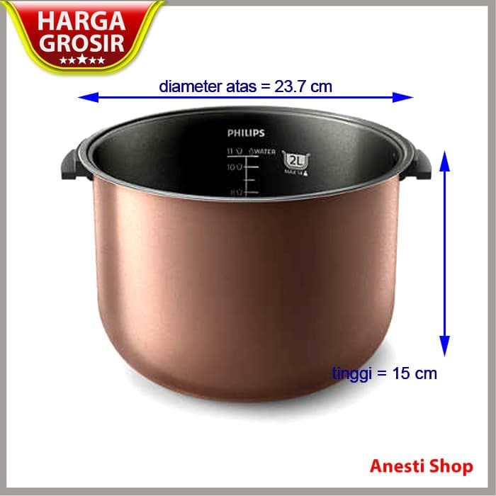  Jual  Inner Pot  Keramik  Magic Com Rice Cooker  Philips HD 