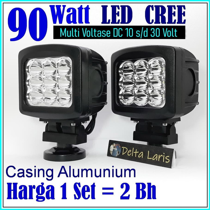 Jual Lampu sorot tembak LED Cree 90 watt Heavy Duty Mobil Offroad Jeep