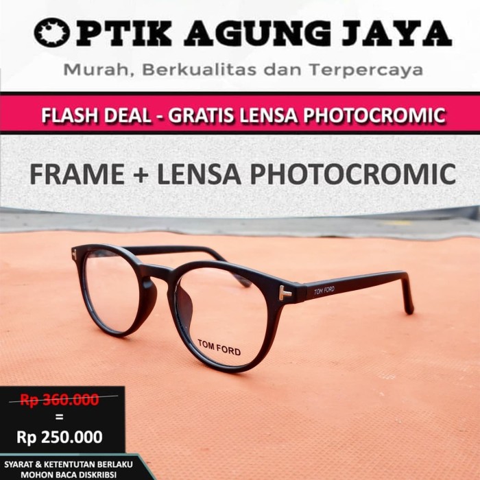 Jual PROMO SPECIAL [FRAME+LENSA PHOTOCROMIC] Frame Kacamata Minus