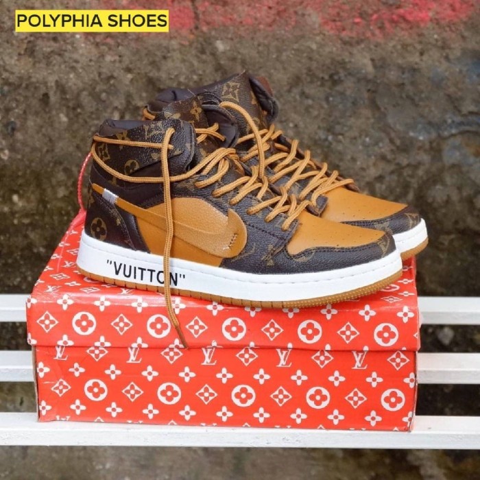 Jual NIKE AIR JORDAN 1 RETRO X LV LOUIS VUITTON PREMIUM SEPATU PRIA WANITA - Jakarta Barat ...