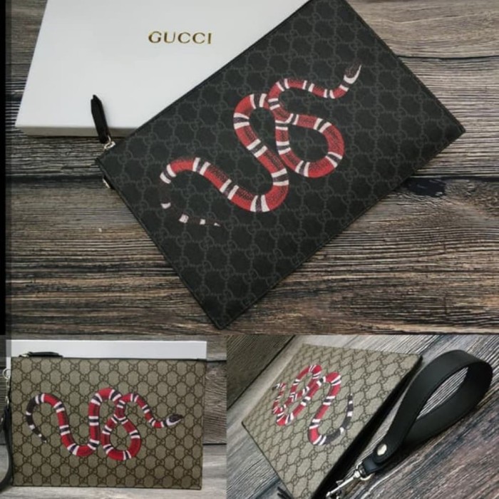 gucci snake clutch