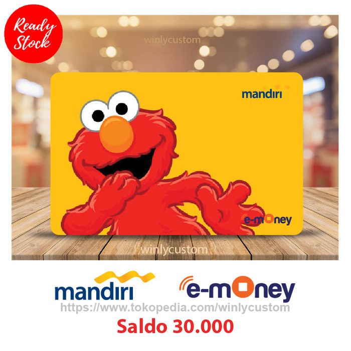 Jual Emoney Mandiri Gambar Kartun Elmo S World Merah Lucu Etoll 1 Sisi Jakarta Barat Winly Custom Tokopedia