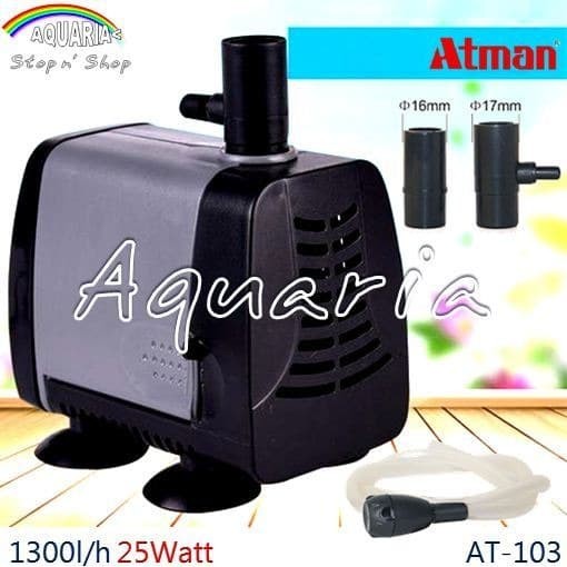 Jual ATMAN AT-103 Pompa Air Aquarium Submersible Water