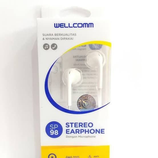 Foto Produk Wellcomm SP98 Earphone Handsfree dari The Plug